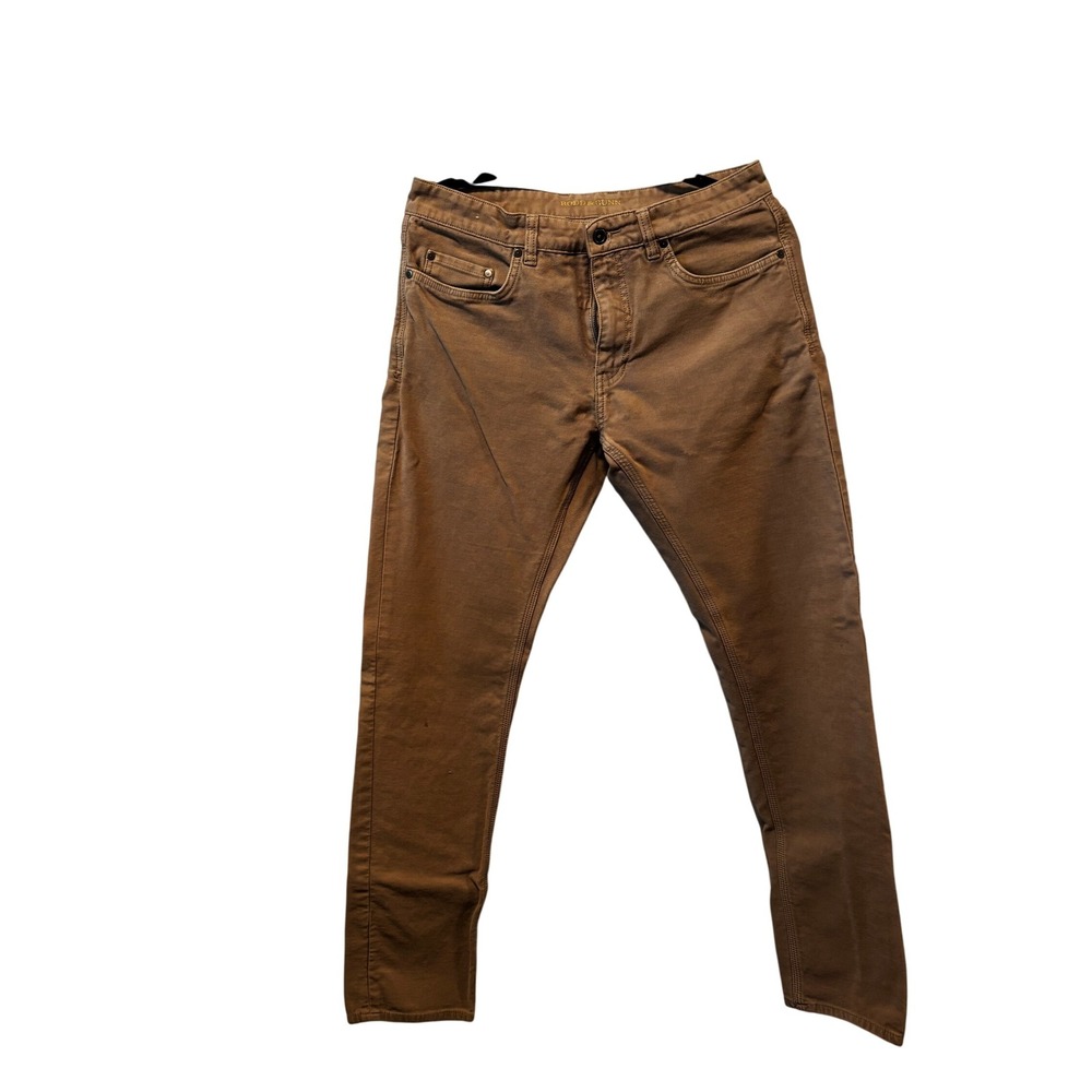 RODD & GUNN Men's Tan Straight Leg Casual Khaki Chinos Pants Size 32